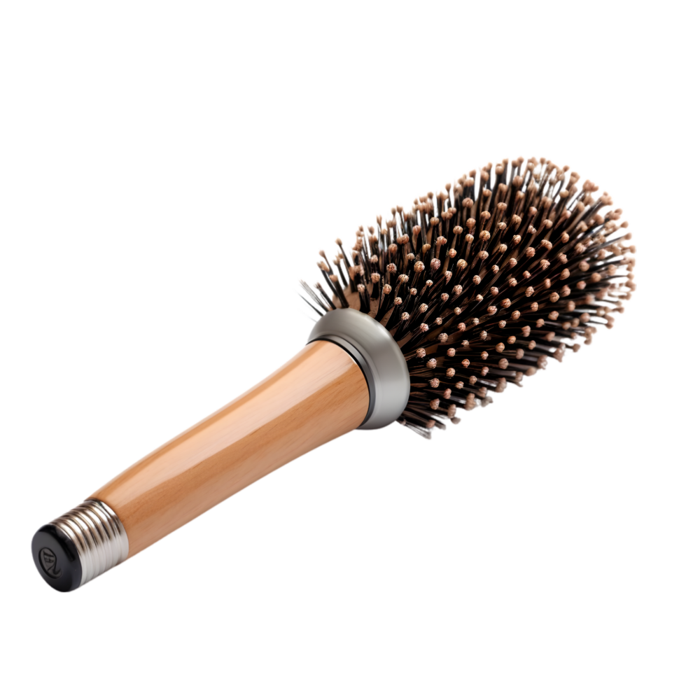 AI generated Hair brush isolated on png background