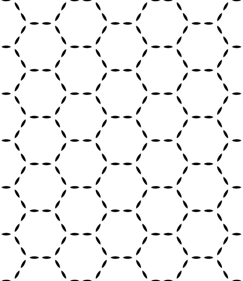 Black and white seamless abstract pattern. Background and backdrop. Grayscale ornamental design. vector