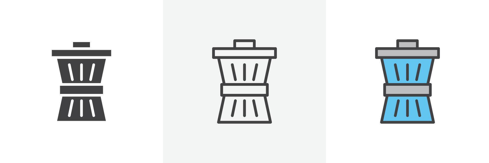 Waste reduction icon vector