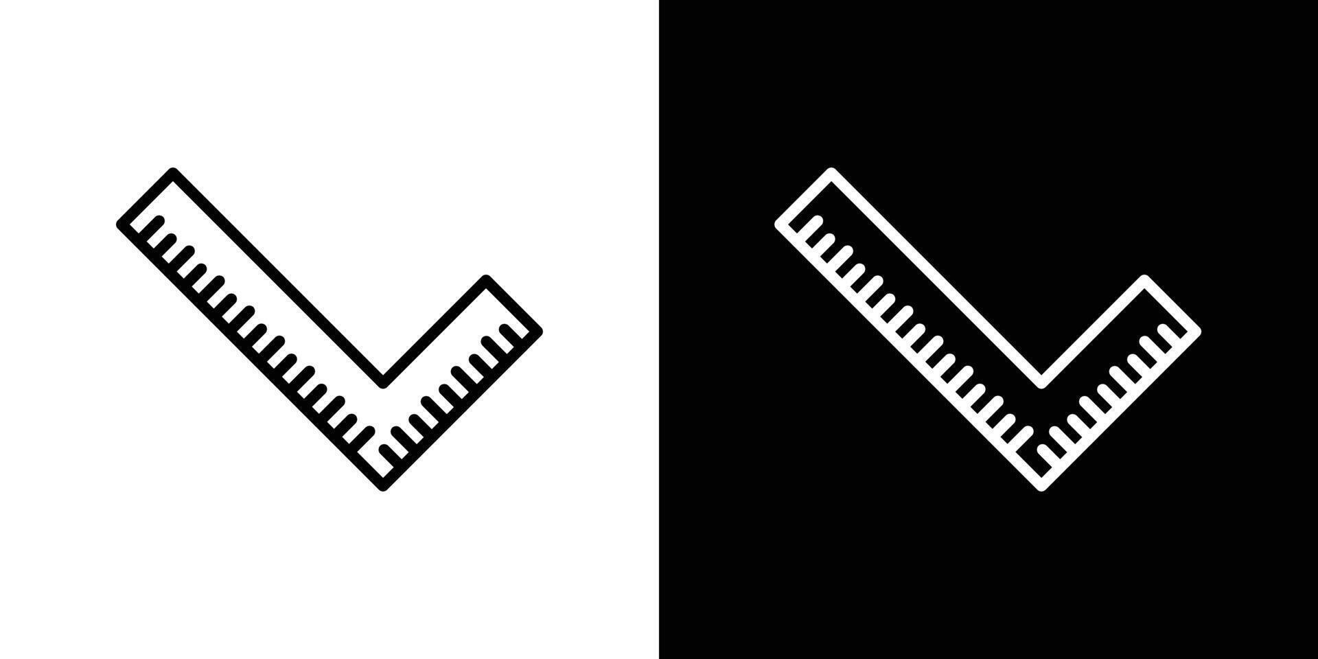 Carpenter ruler icon vector