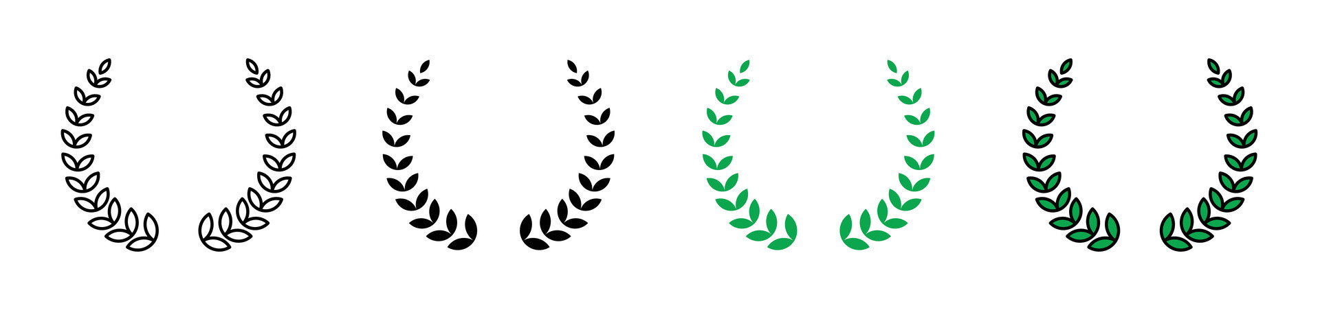 Laurel wreath icon 42121879 Vector Art at Vecteezy