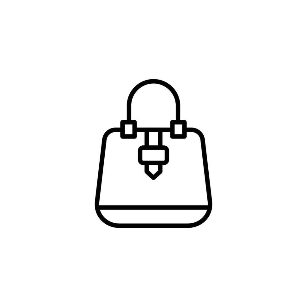 Hand bag icon vector