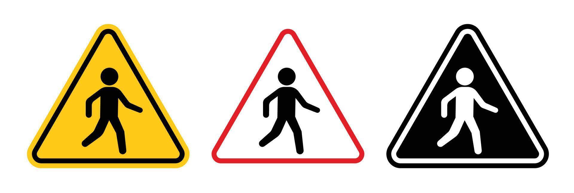 School crossing sign vector