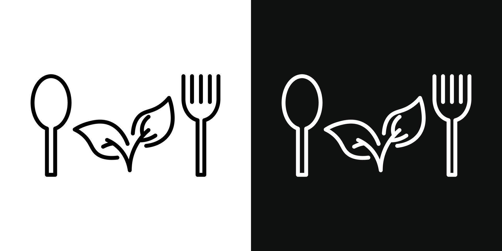 Healthy food icon vector