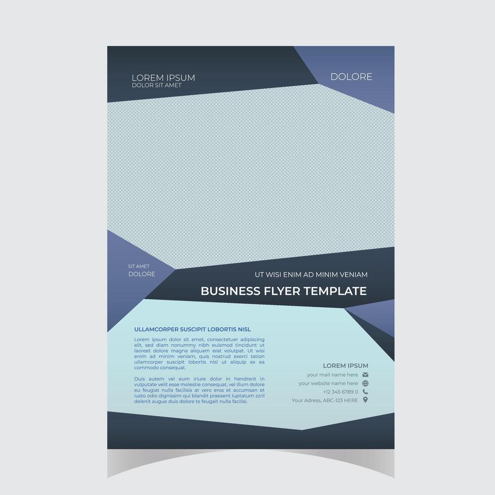 Flayer brochure design template vector