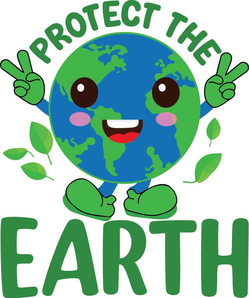 Protect The Earth vector