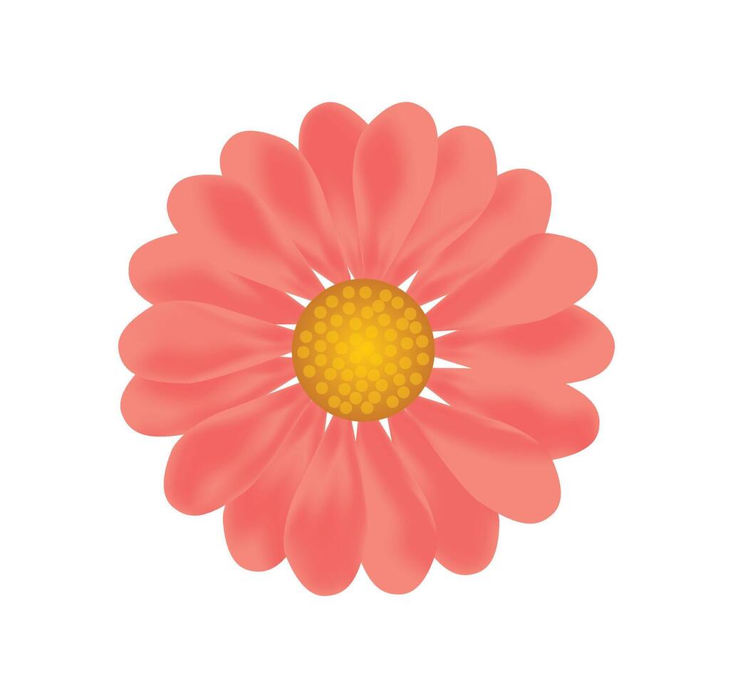 vector de flor rosa