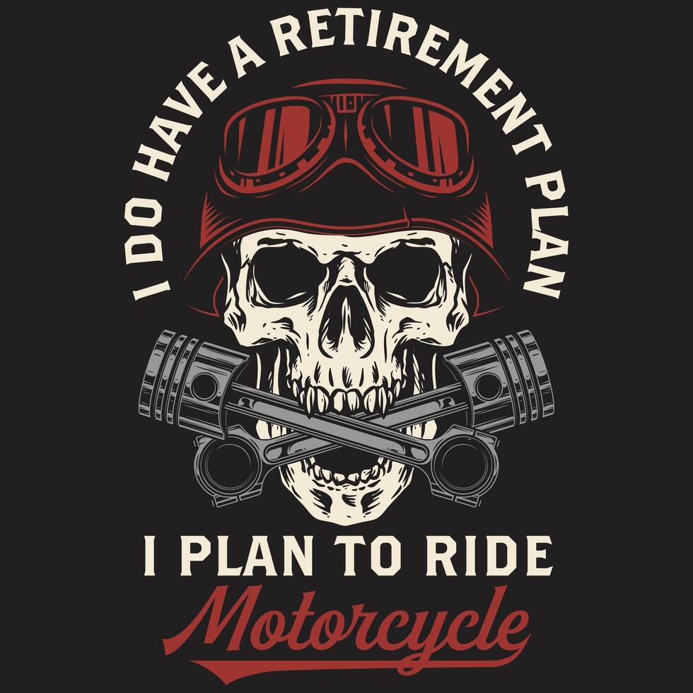 I do have a retirement plan graphic design vector