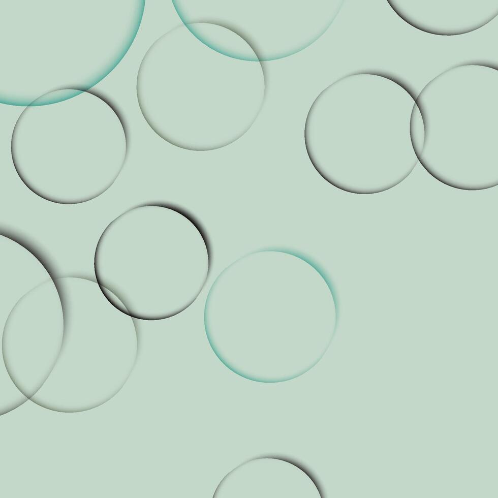 Abstract shadow circles background. Vector illustration.