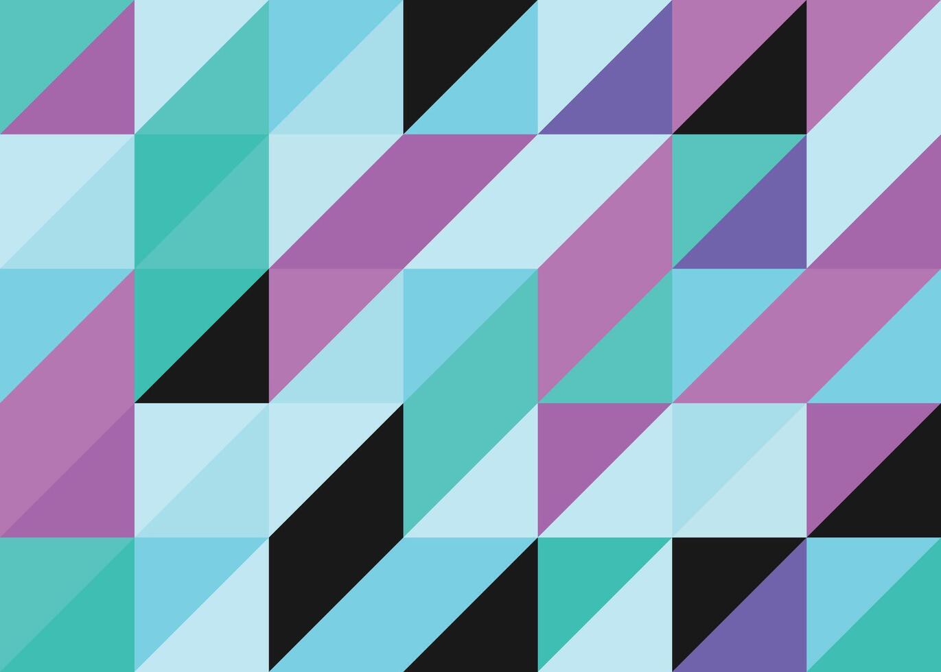 Triangles in seamless pattern. vector