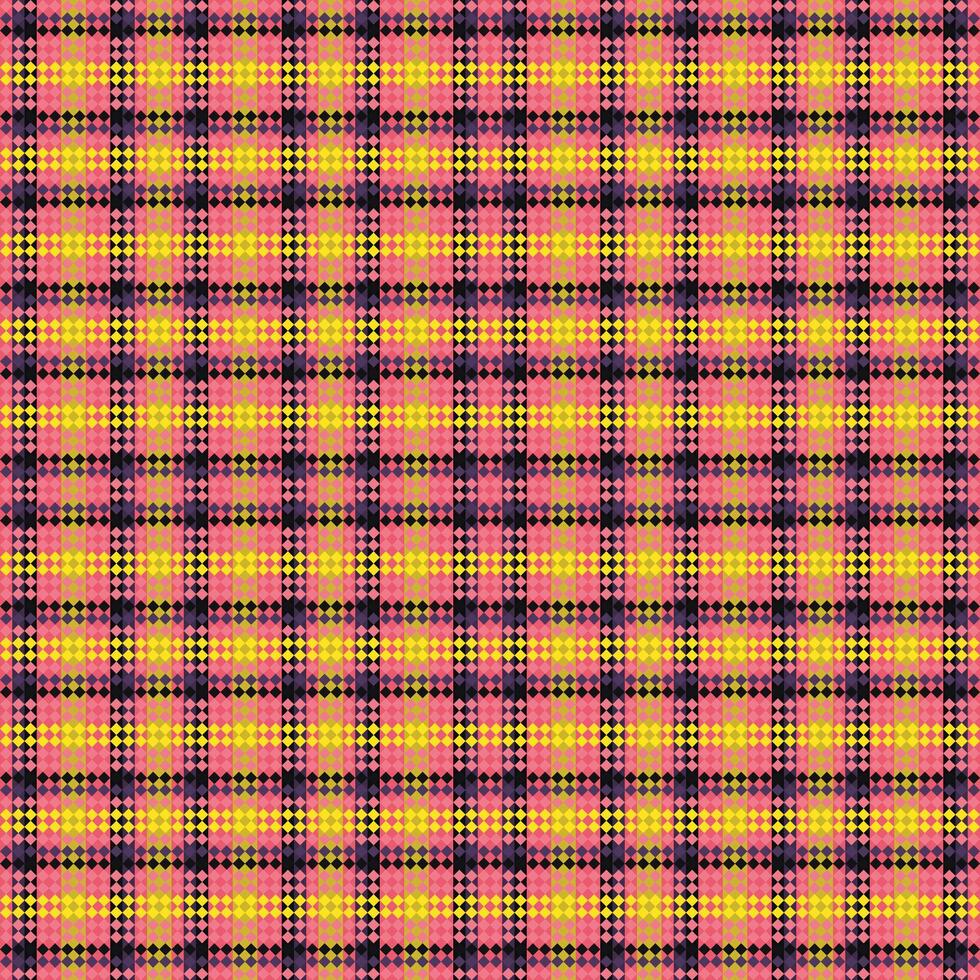 Tartan plaid pattern with texture. vector