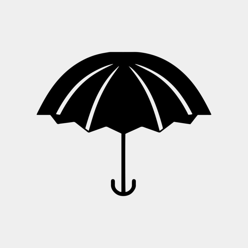 vector ilustración. paraguas icono. lluvia.