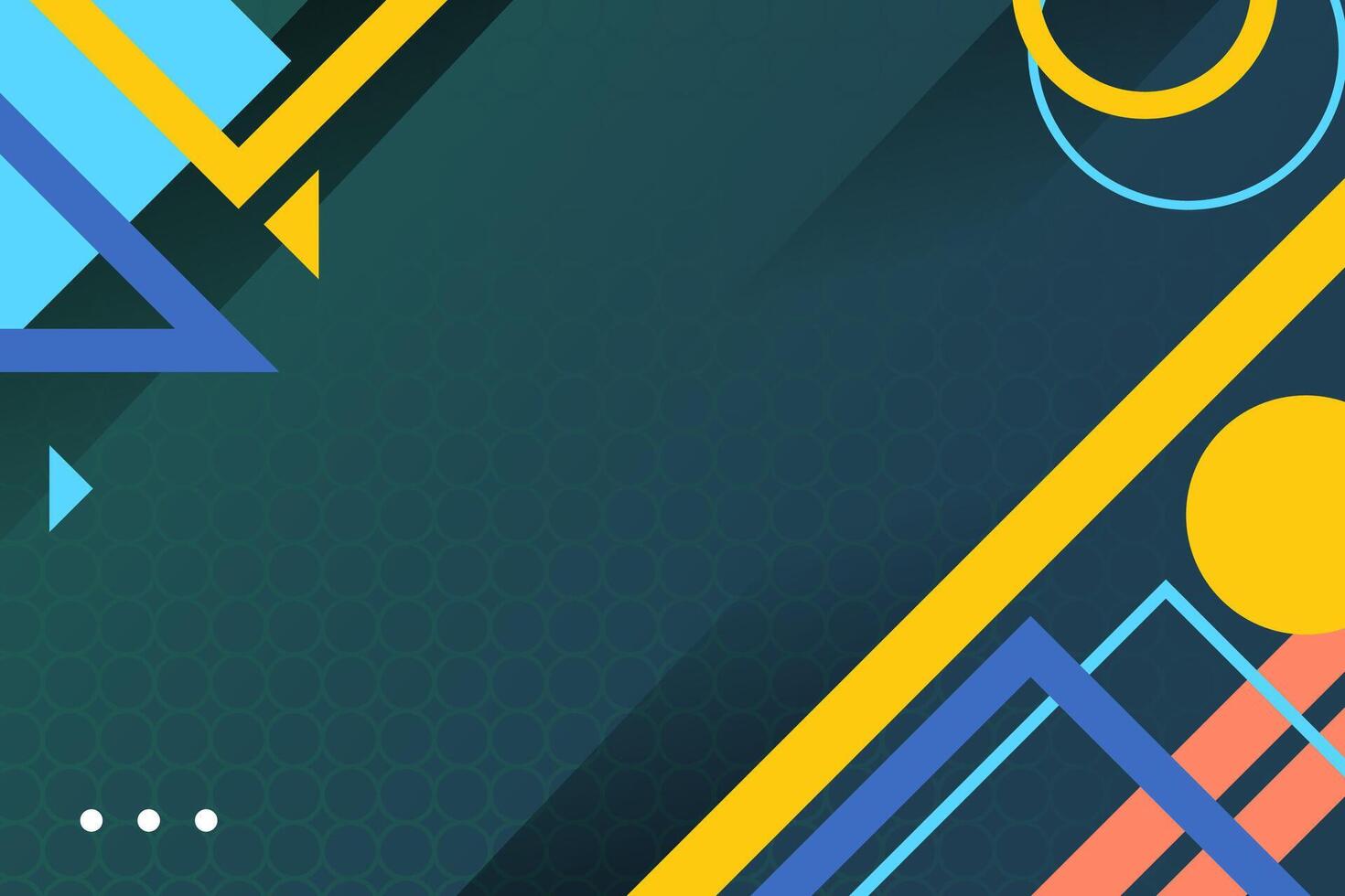 abstract geometric background design template vector