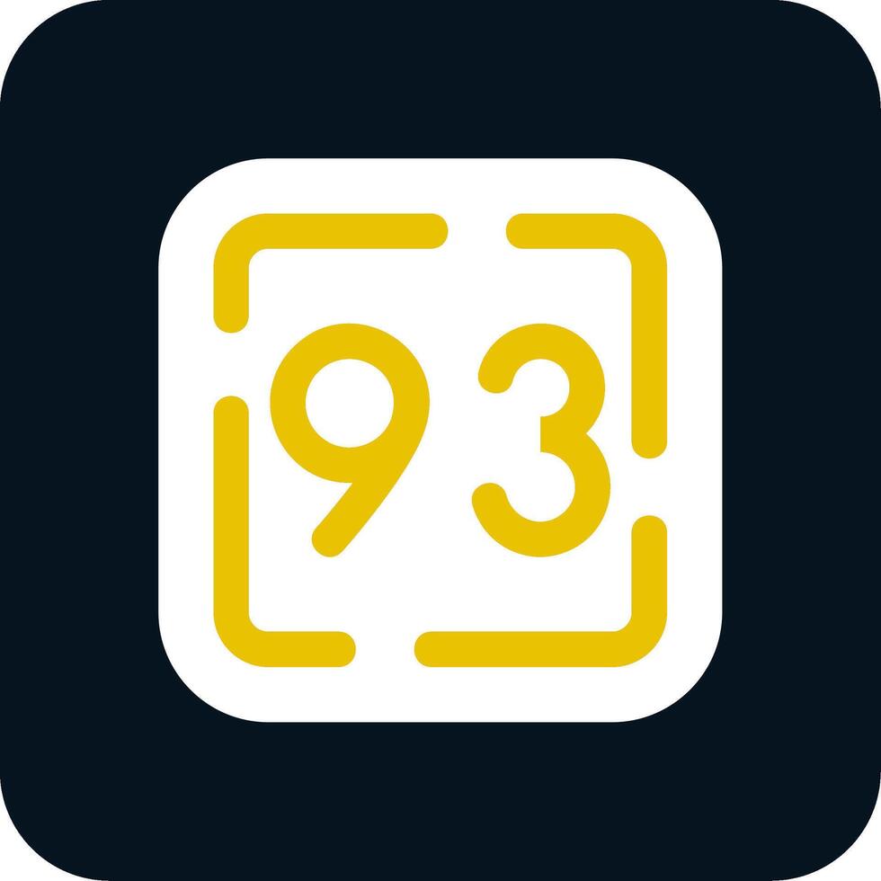 Number Vector Icon