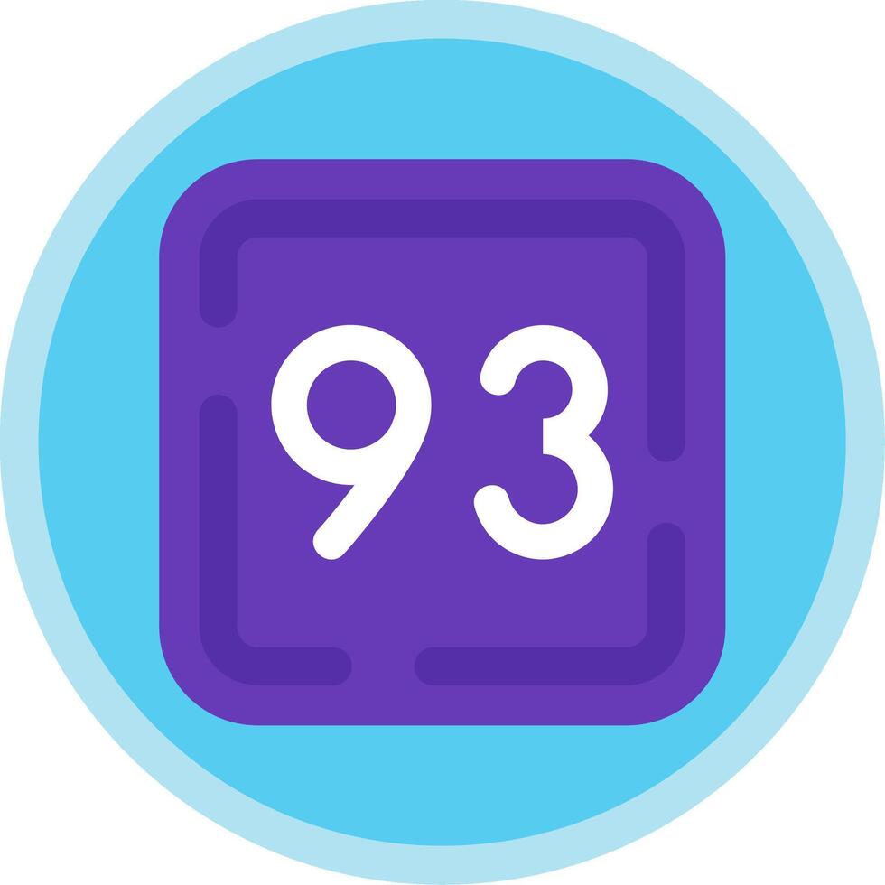 Number Vector Icon