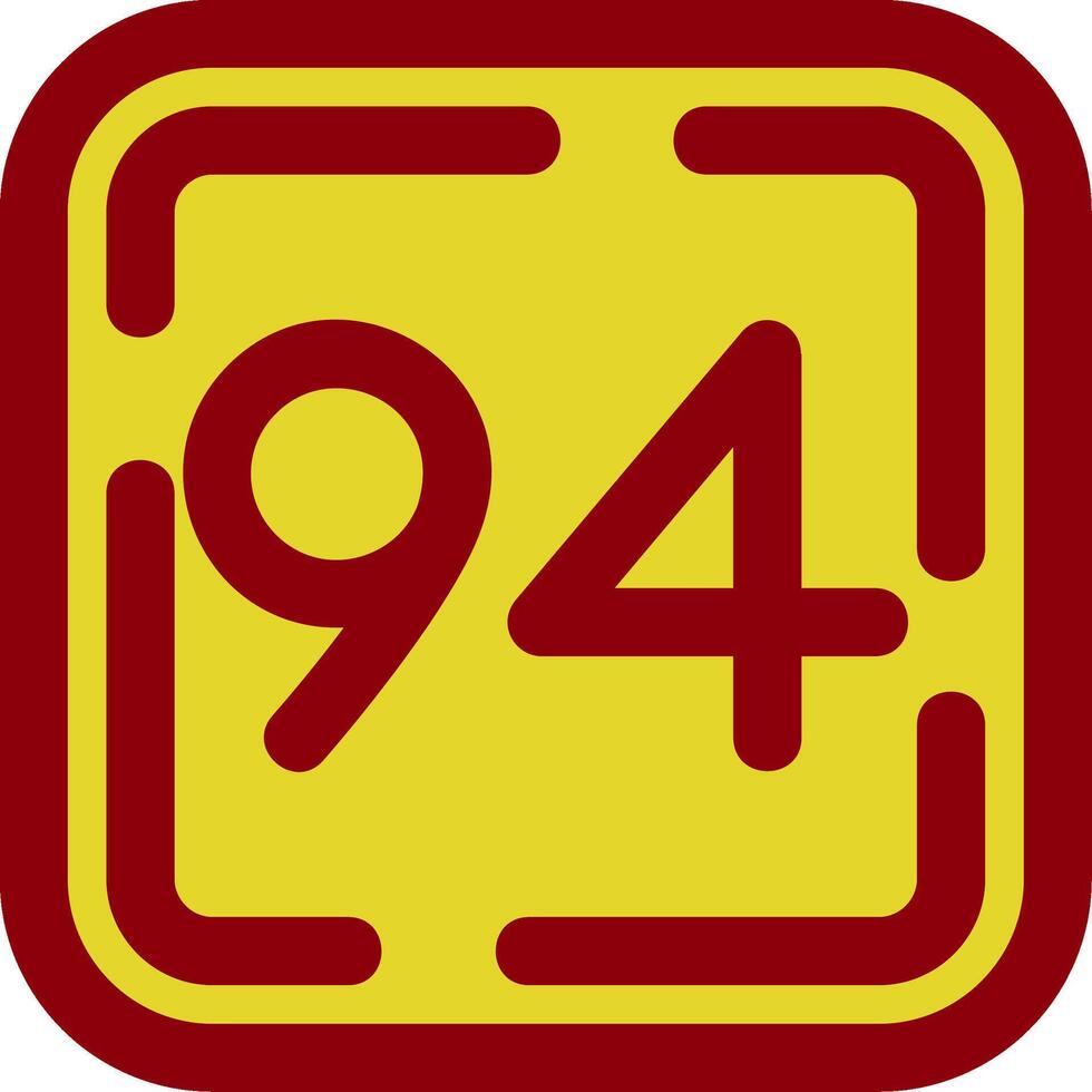 Number Vector Icon