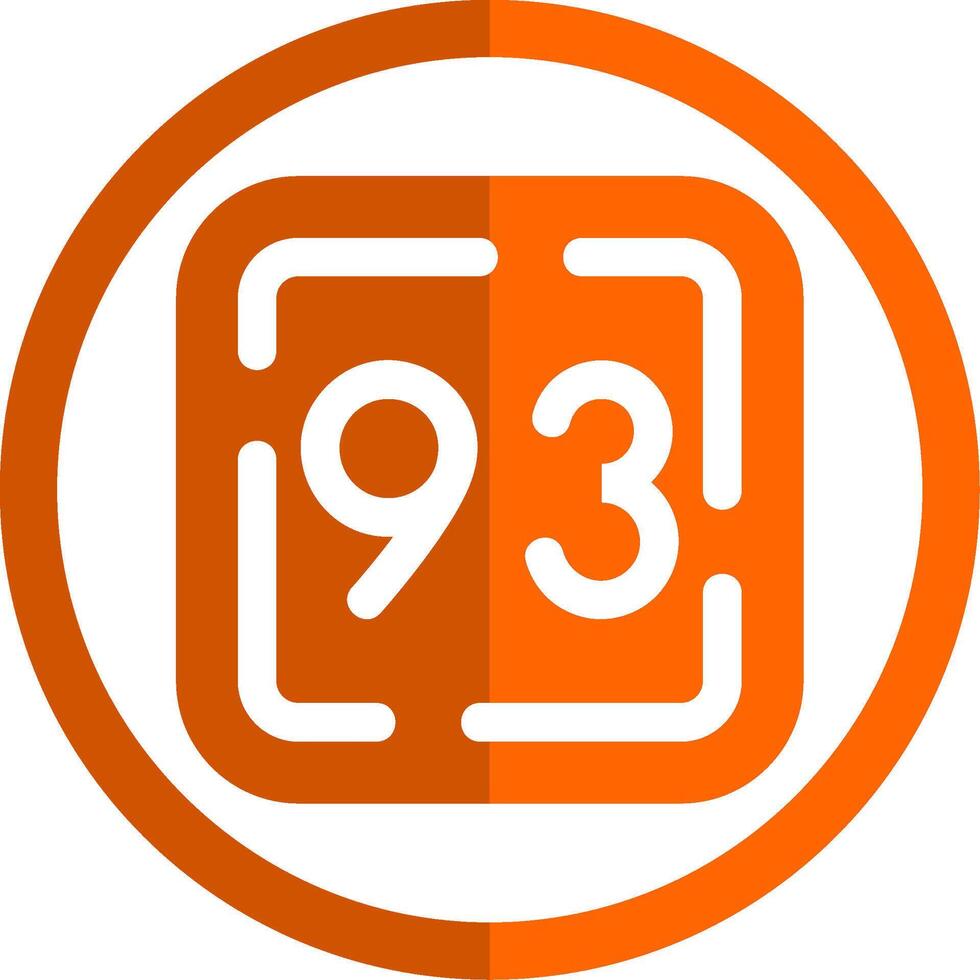 Number Vector Icon