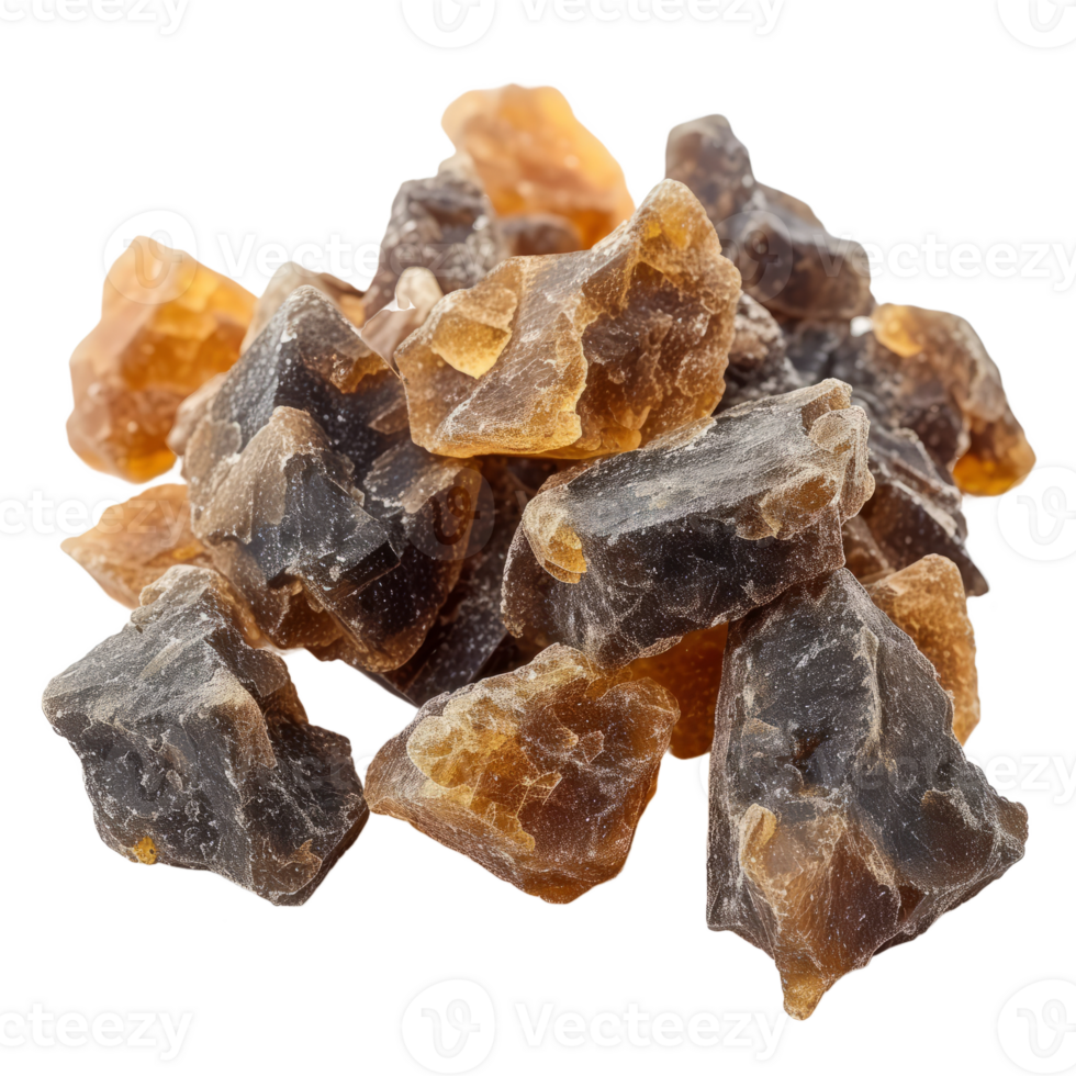 AI generated Benzoin Siam resinoid isolated on transparent background. 3d rendering png