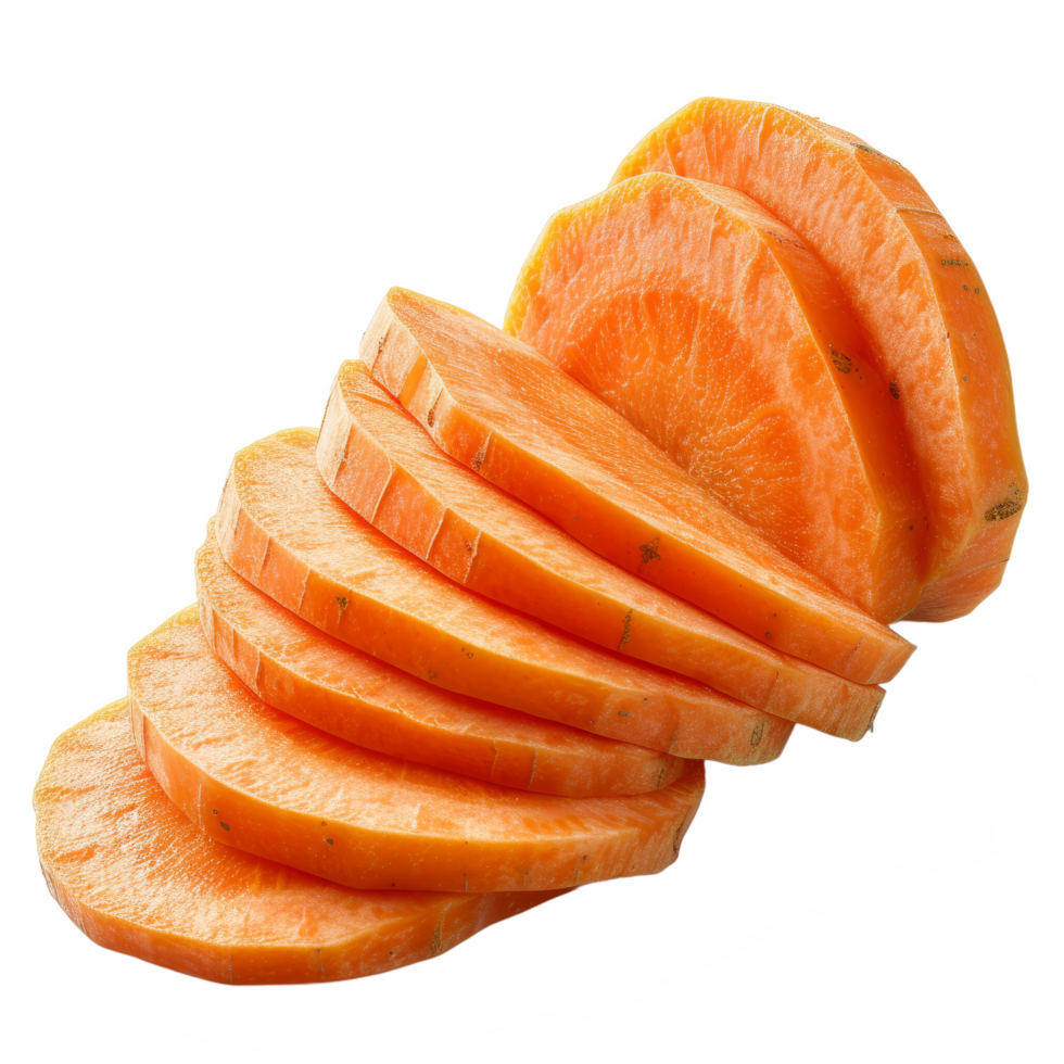 Carrot slice. Carrot slices isolated on transparent background With clipping path.3d render png