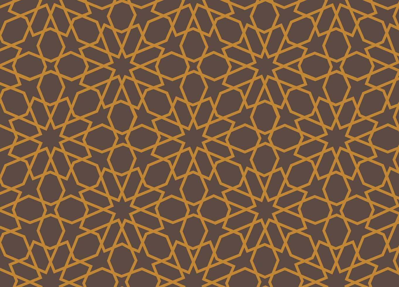 Arabic ornamental line pattern vector illustration