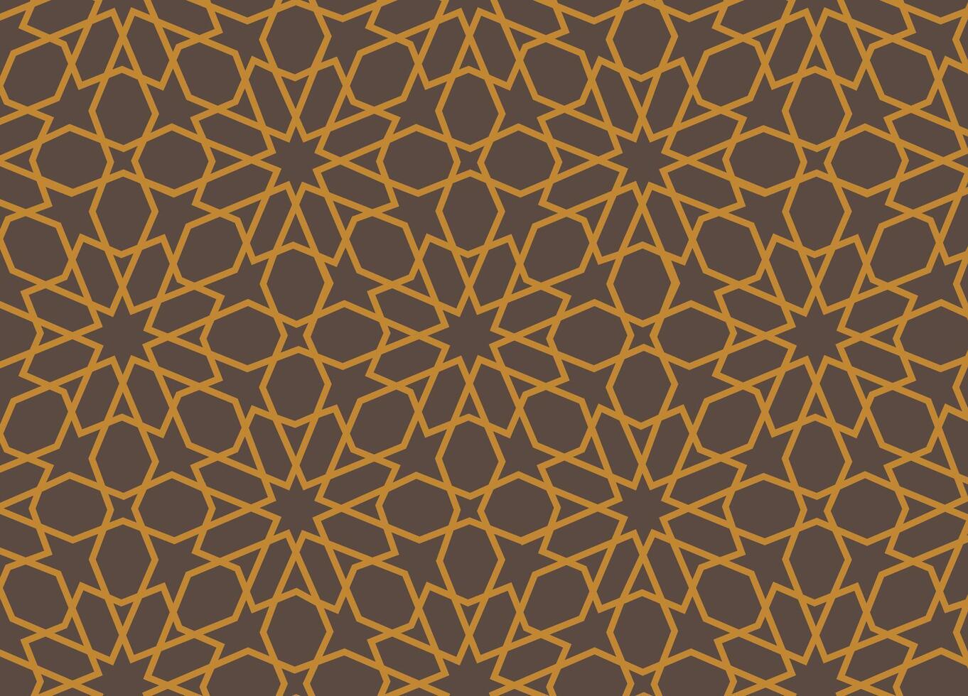 Arabic ornamental line pattern vector illustration