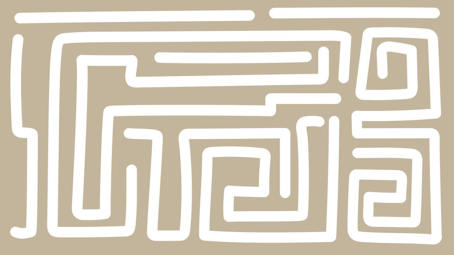 Abstract subtle maze vector pattern background