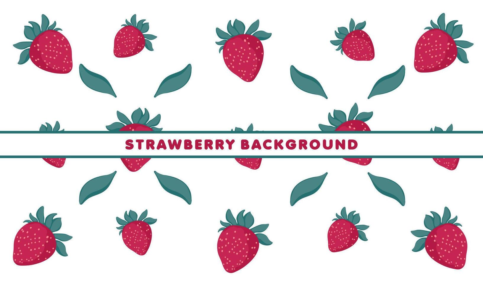 strawberry pattern vector background