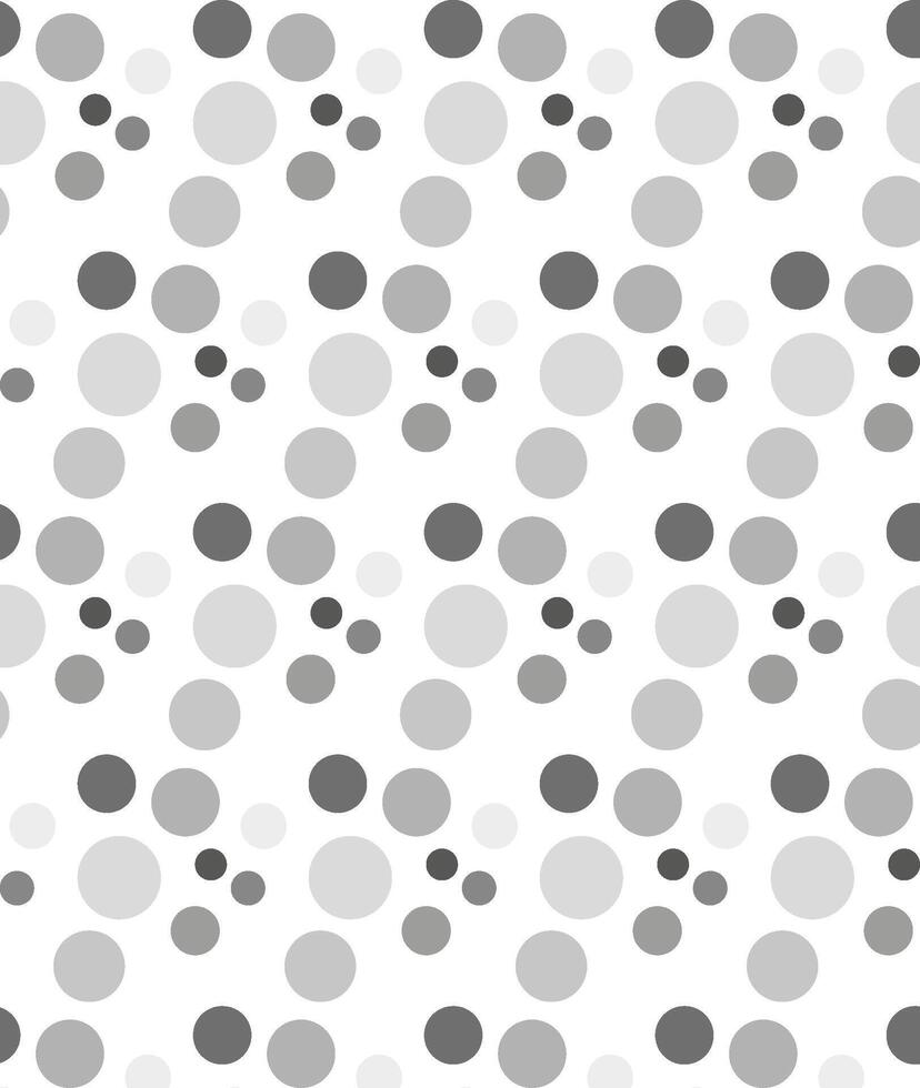 Geometric abstract monochrome pattern in gray color on white background vector