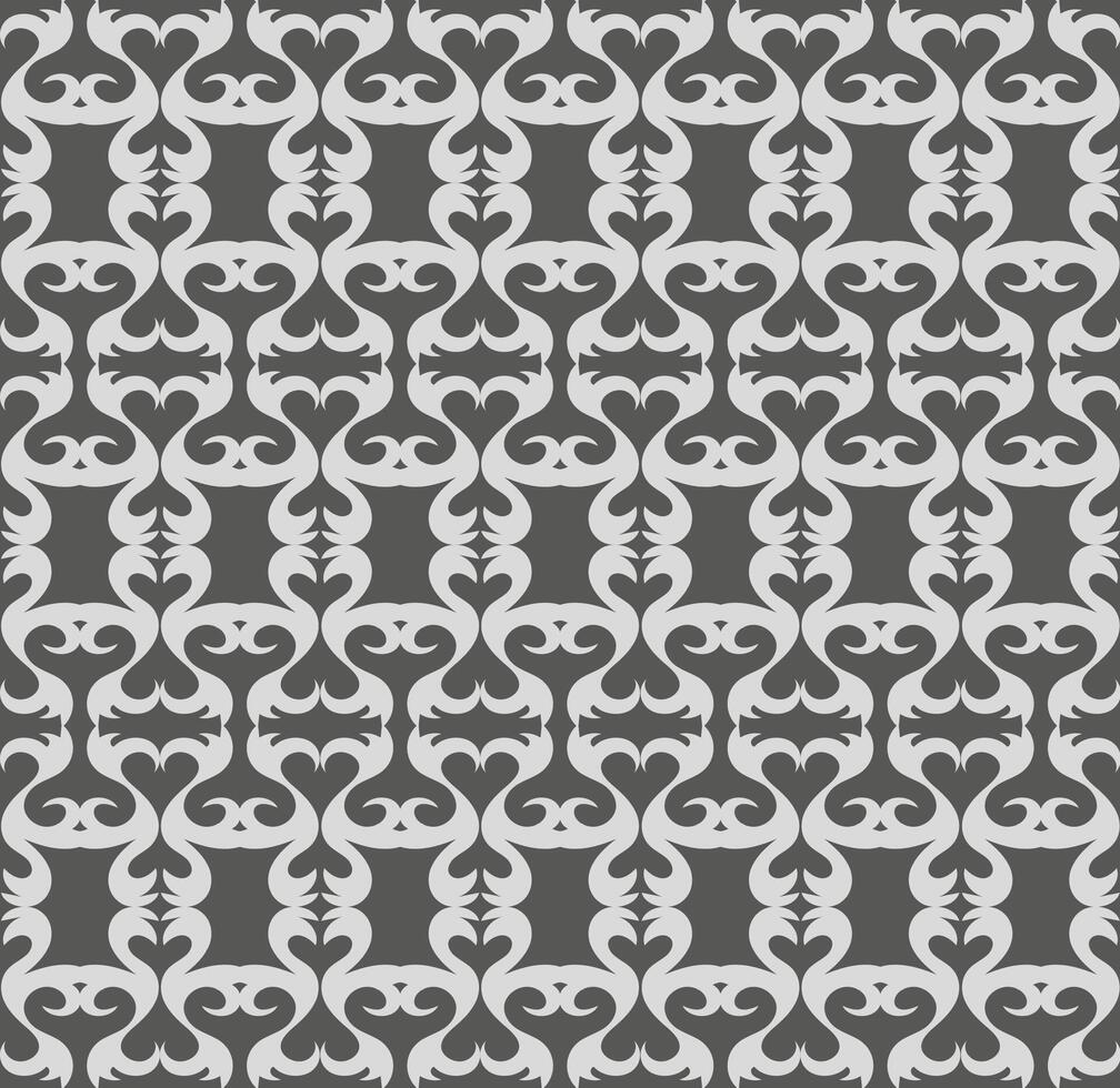 Vector monochrome texture in the form of a beautiful pattern on a gray background
