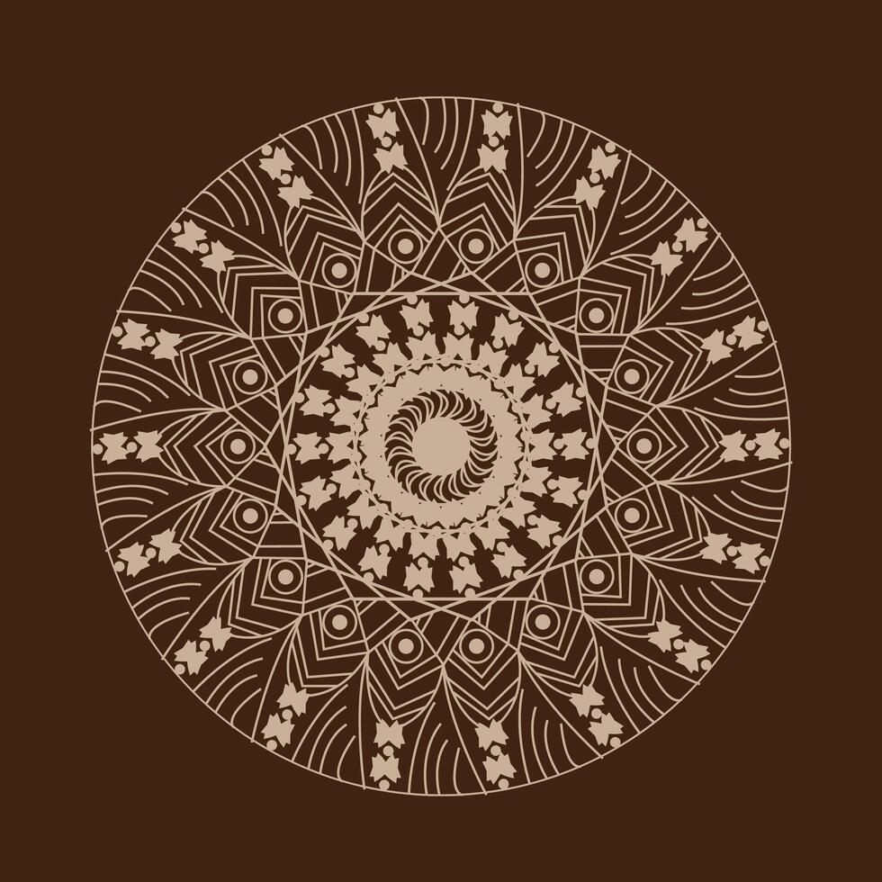 MANDALA BACKGROUND DESIGN vector