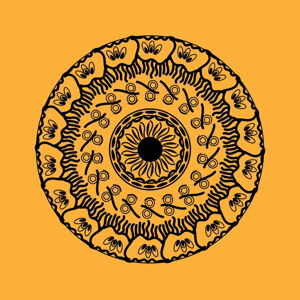 Mandala Background Design vector