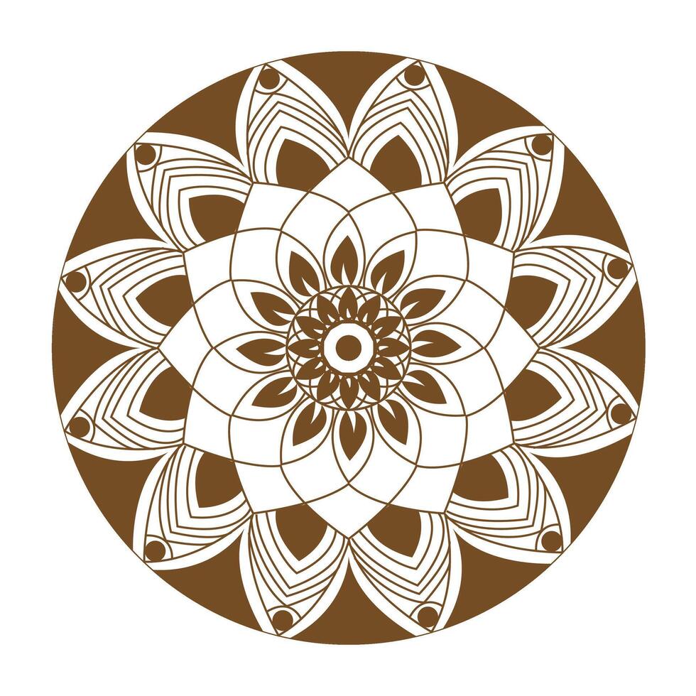 Mandala Background Design vector