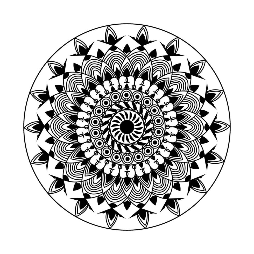 Mandala Background Design vector