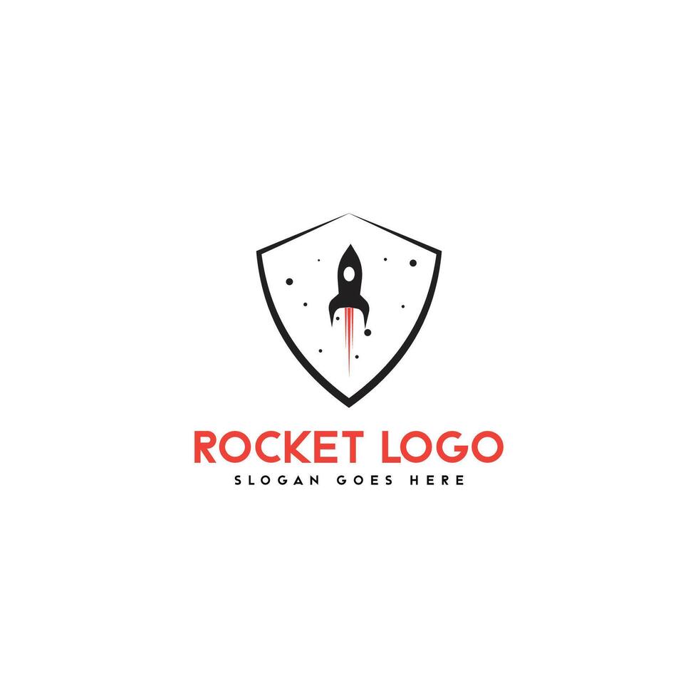 vector logo icon rocket launch