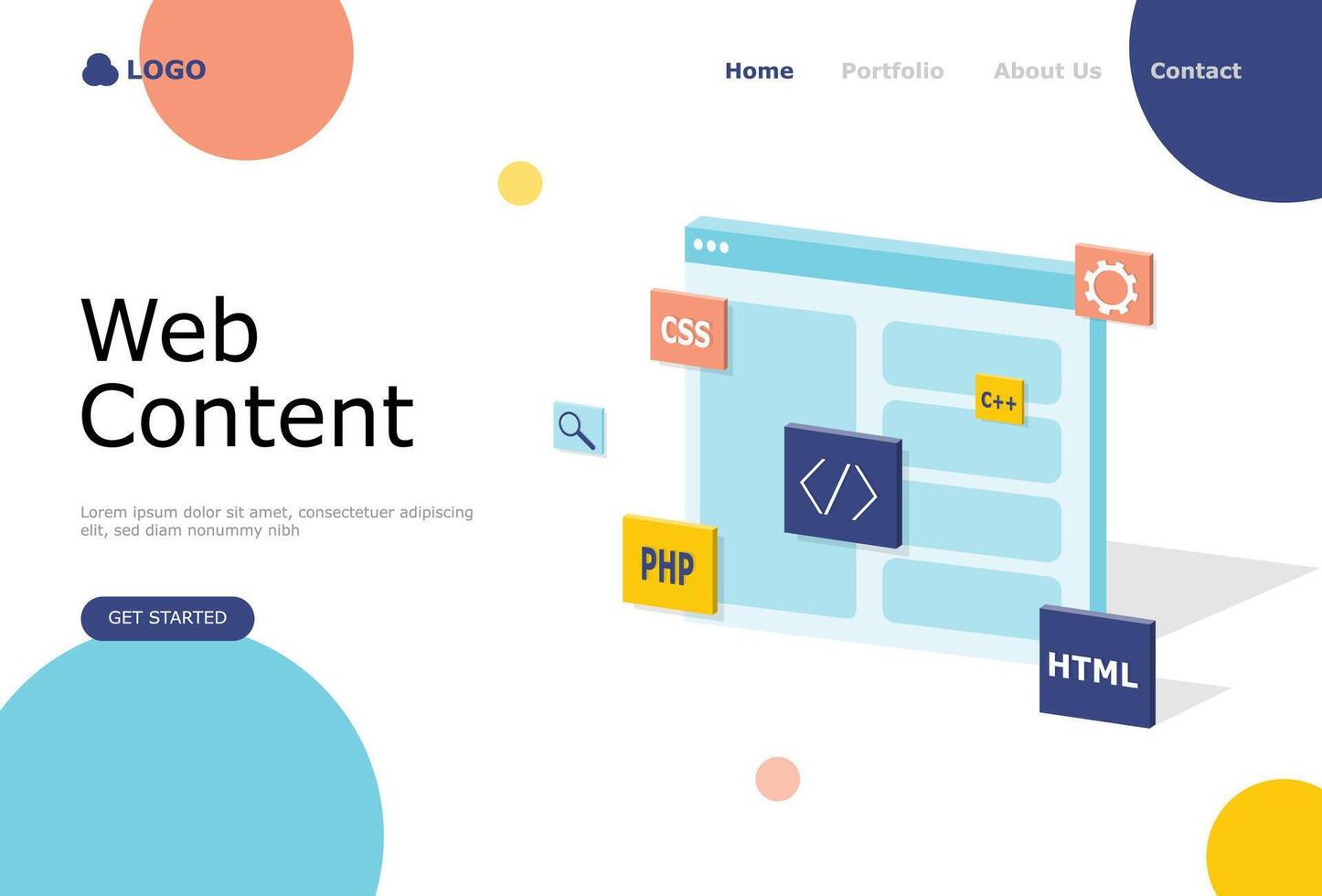 Programmer and Engineering Development Vector Illustration Concept, Suitable for web landing page, ui,  mobile app, editorial design, flyer, banner, and other related occasion