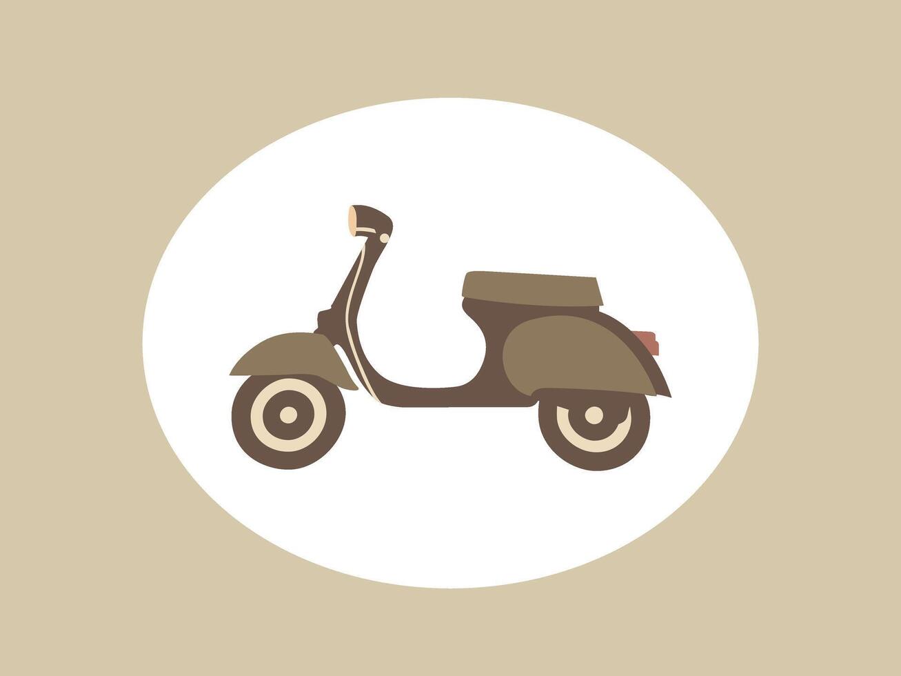 Vespa motorbike vector illustration sketch illustration vector
