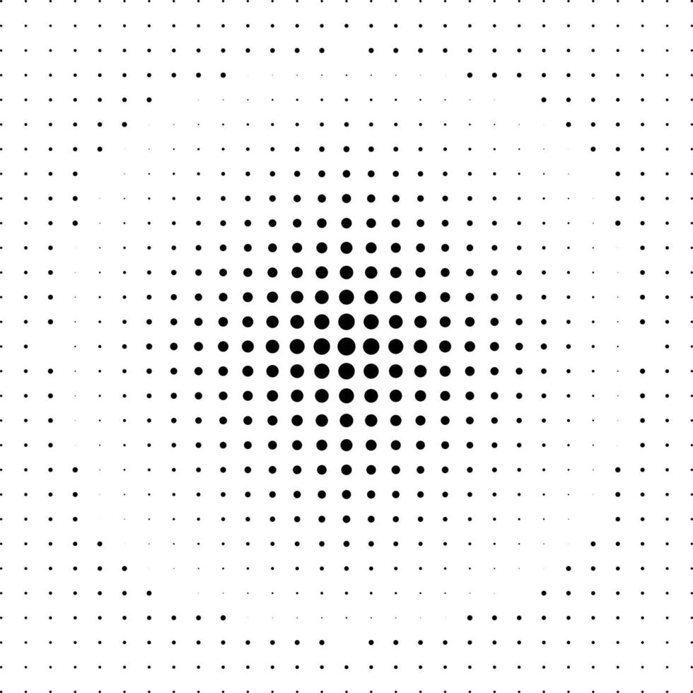 halftone circular background vector