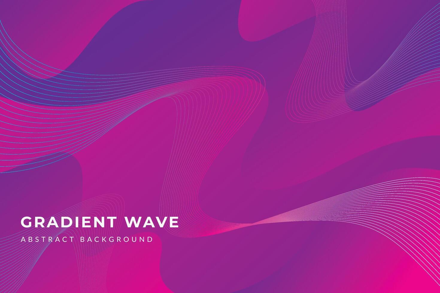 Gradient Abstract Wave Vector Background