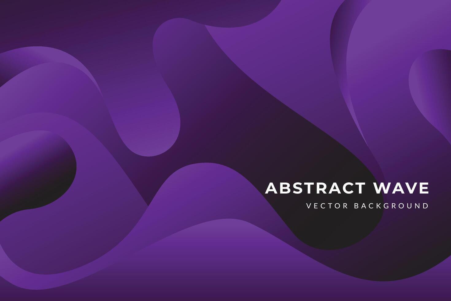 Gradient Purple Abstract Shape Vector Background