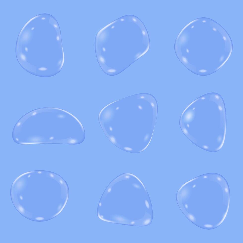 líquido soltar resumen formar en azul antecedentes vector