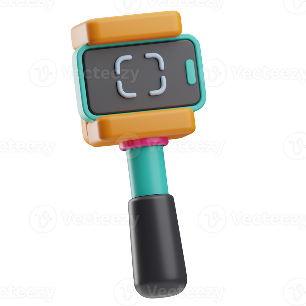 Object Teenager Selfie 3D Illustration png