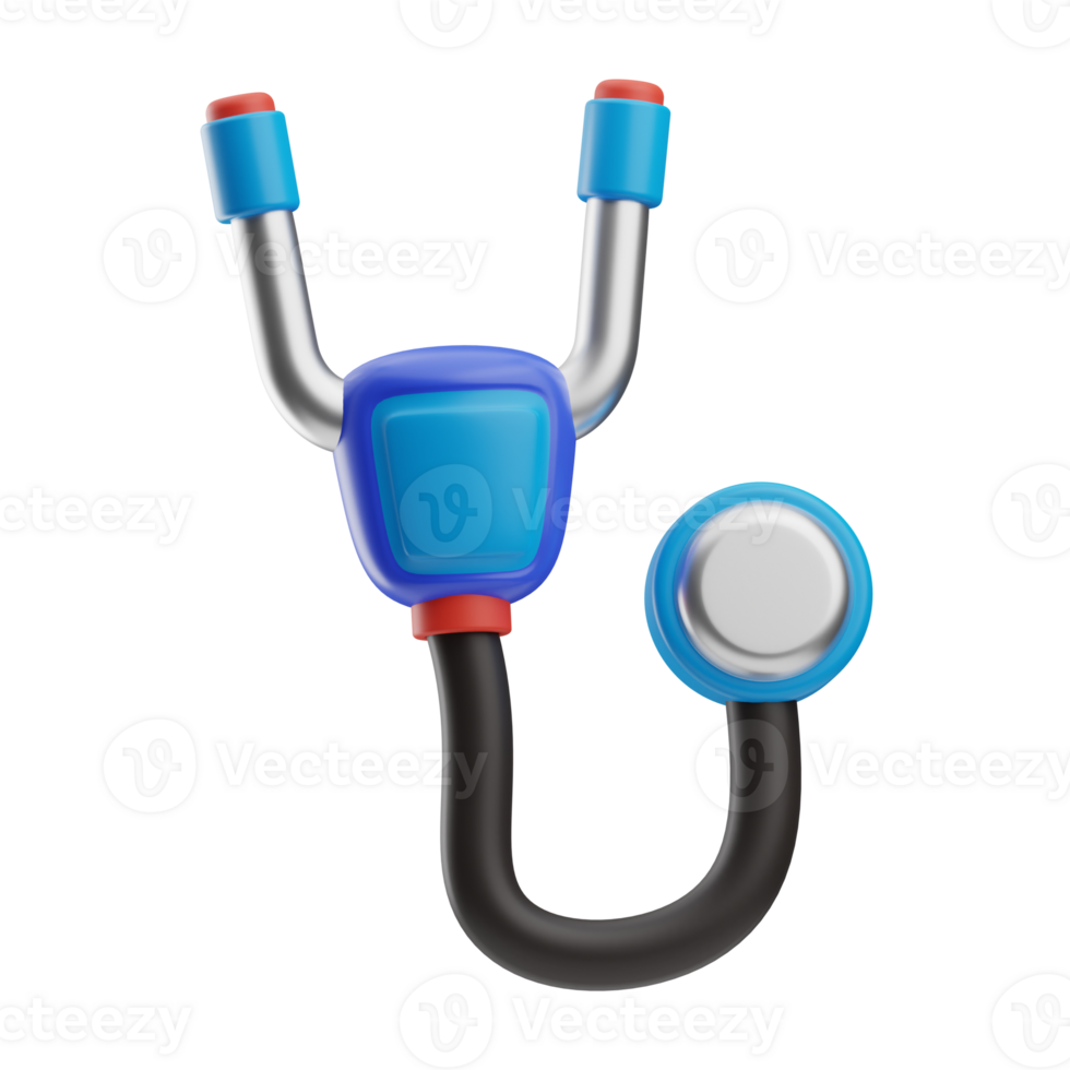 Object World Cancer Day Stethoscope 3D Illustration png