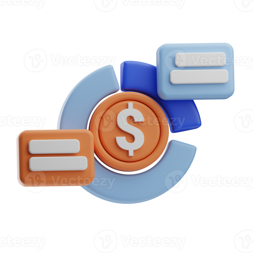 Object Digital Disruption Research 3D Illustration png