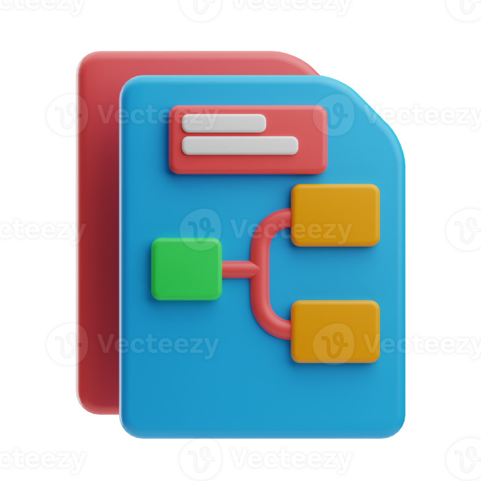 Object Scrum Development Sprint 3D Illustration png