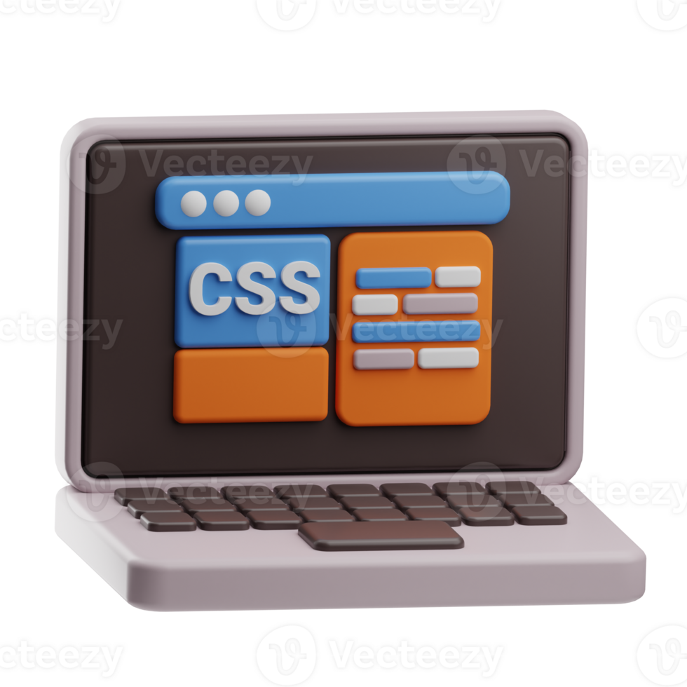 Object Computer Programming Css 3D Illustration 42127065 PNG