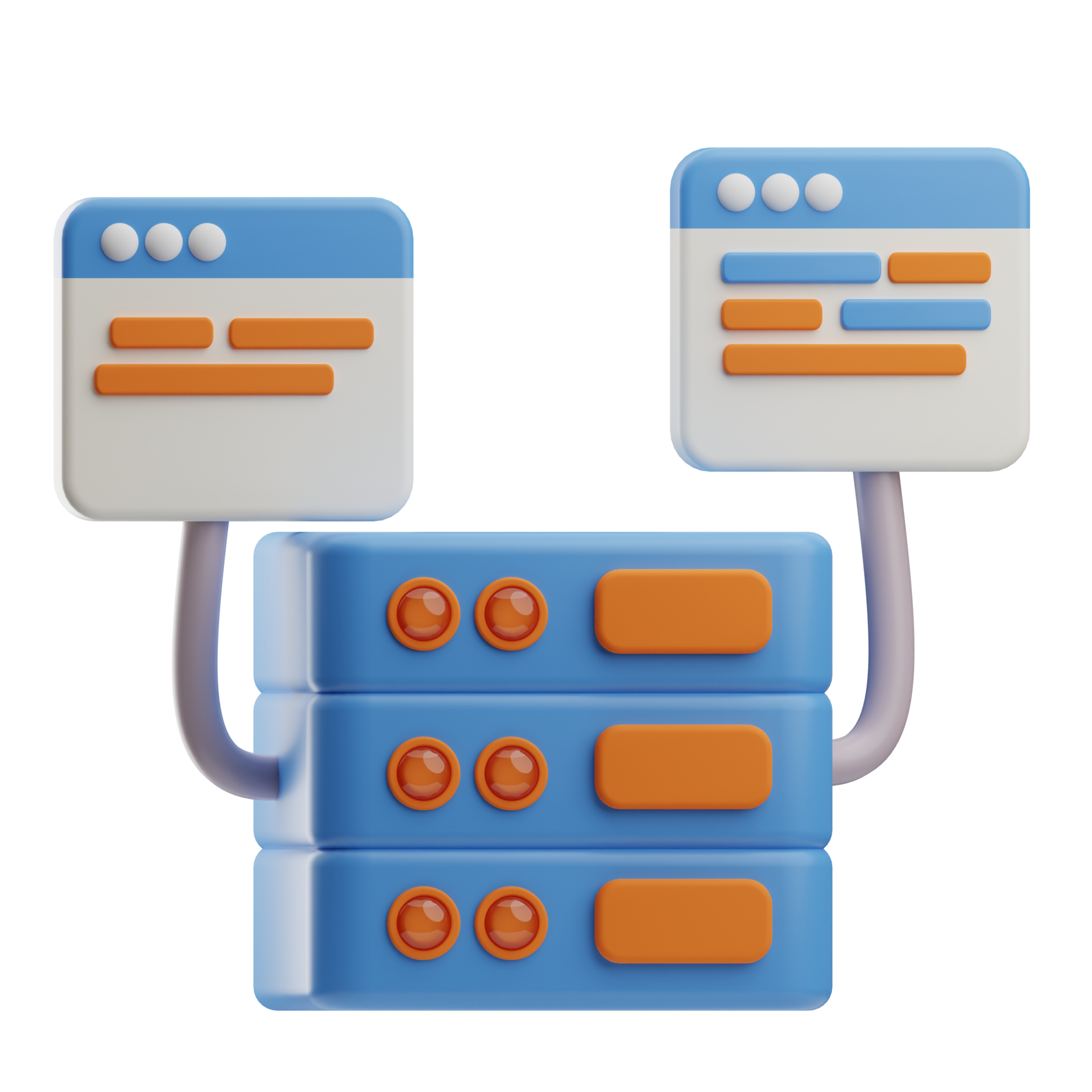 Object Computer Programming Server 3D Illustration 42127070 PNG