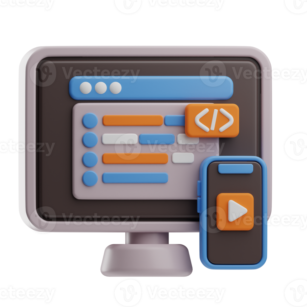 Object Computer Programming Adaptive 3D Illustration png