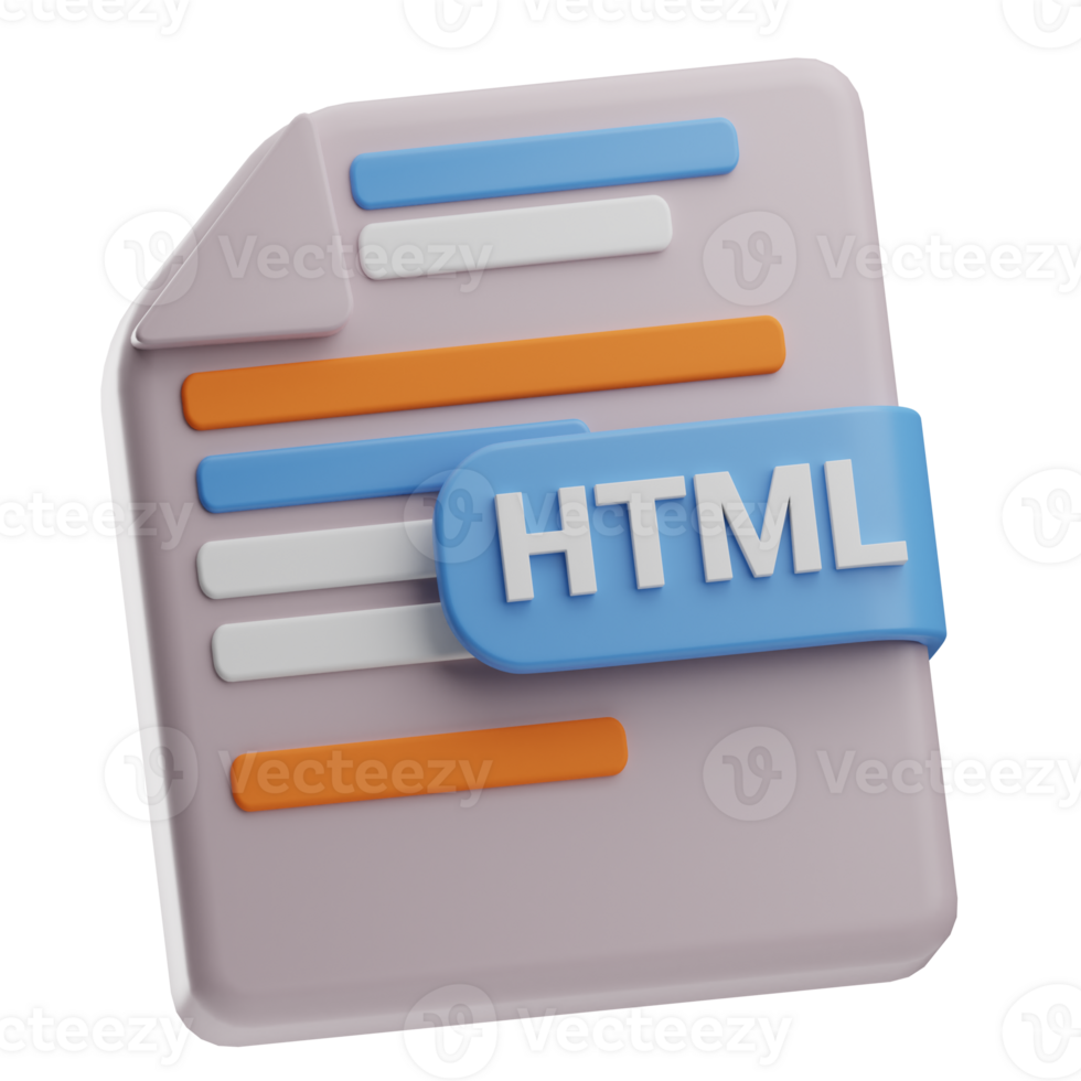 Object Computer Programming Html 3D Illustration 42127083 PNG