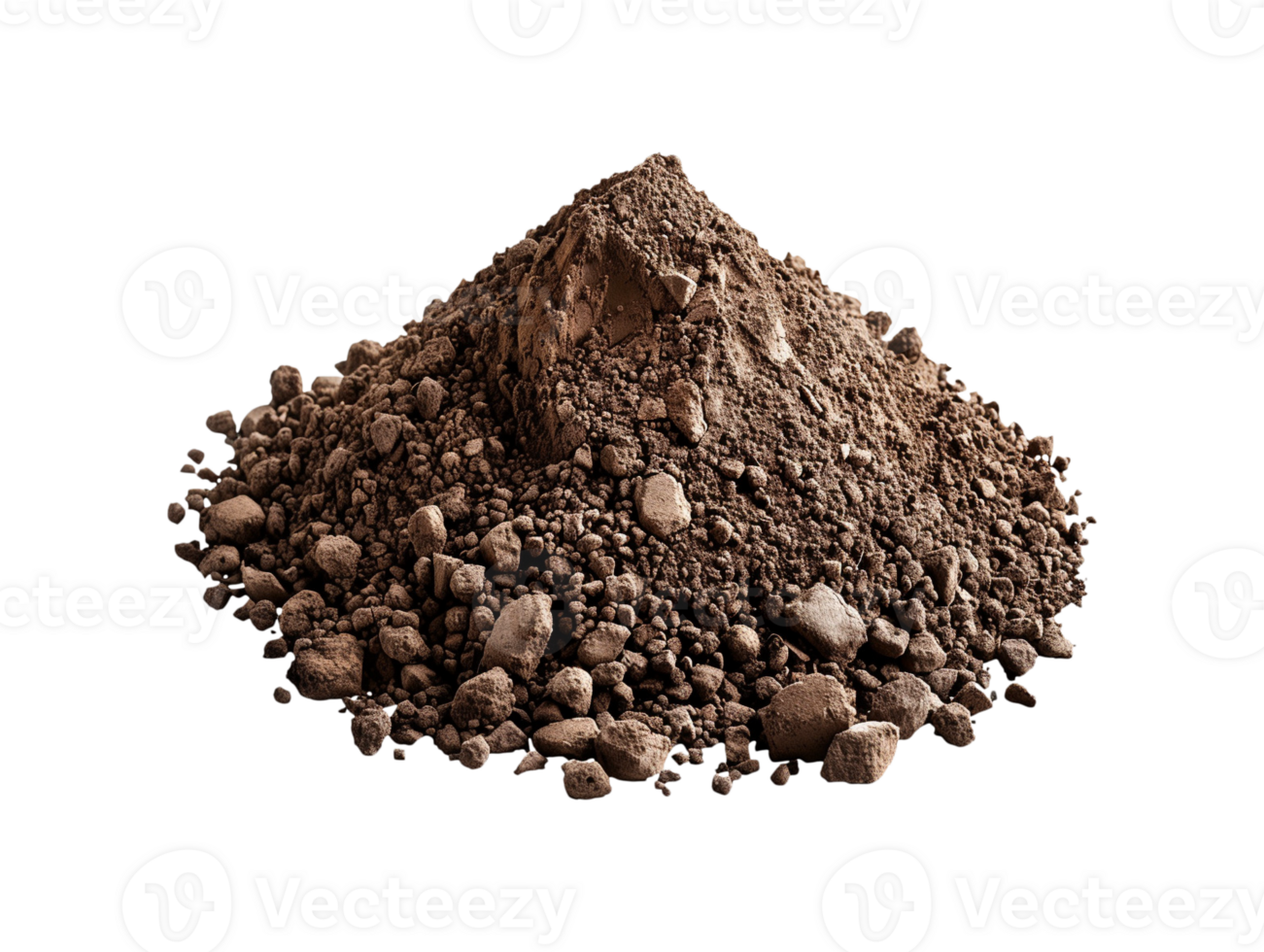 AI generated a handful of soil png