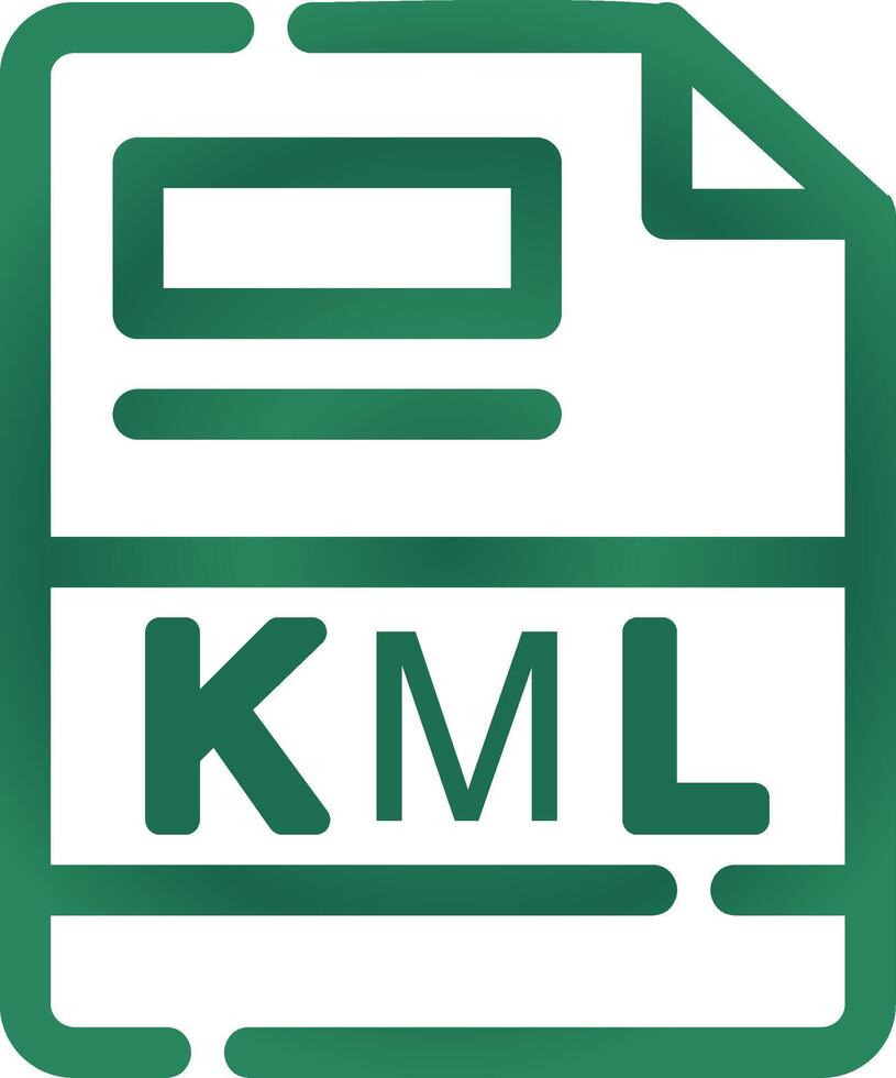 KML Creative Icon Design vector